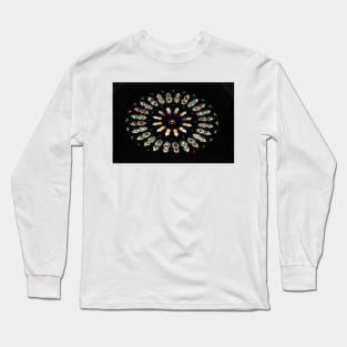 Rose Window at York Minster. Long Sleeve T-Shirt